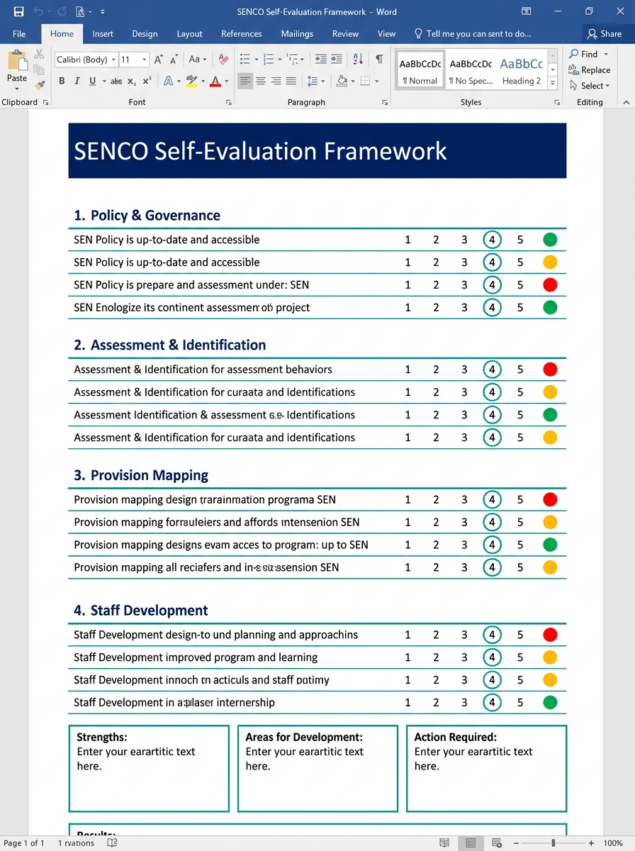 SENCO Self-Evaluation Tool